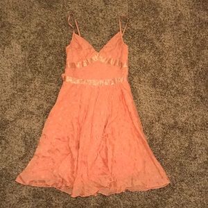 ONE OF A KIND. Pink strappy dress size 4
